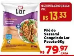 Max Atacadista Filé de Sassami Congelado Lar oferta