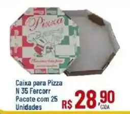 Max Atacadista Caixa para pizza n 35 fercorr oferta