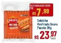Max Atacadista Salsicha Resfriada Seara oferta