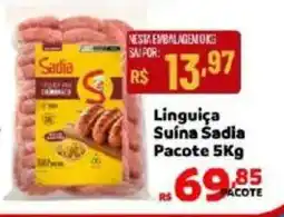Max Atacadista Linguiça Suína Sadia oferta