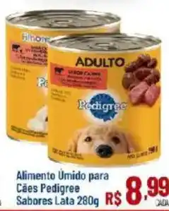 Max Atacadista Alimento Úmido para Cães Pedigree Sabores Lata oferta