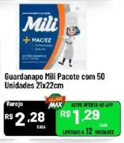 Max Atacadista Guardanapo mili pacote com 50 unidades oferta