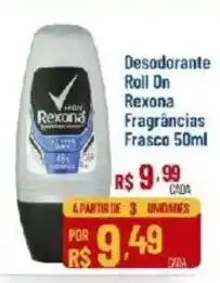 Max Atacadista Desodorante roll on rexona fragrâncias oferta