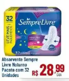 Max Atacadista Absorvente sempre livre noturno oferta