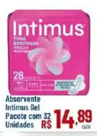 Max Atacadista Absorvente Intimus Gel oferta