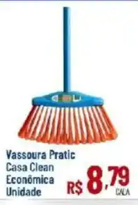 Max Atacadista Vassoura Pratic Casa Clean Econômica oferta