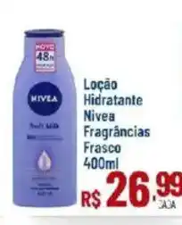 Max Atacadista Loção Hidratante Nivea Fragrâncias oferta