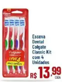 Max Atacadista Escova Dental Colgate Classic Kit oferta