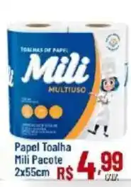 Max Atacadista Papel toalha mili pacote oferta