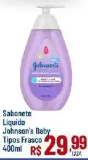 Max Atacadista Sabonete liquido johnson's baby oferta
