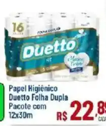 Max Atacadista Papel Higiênico Duetto Folha Dupla oferta