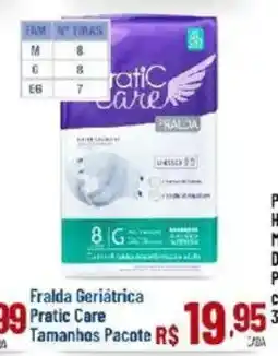 Max Atacadista Fralda Geriátrica Pratic Care oferta