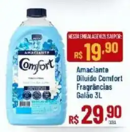 Max Atacadista Amaciante Diluido Comfort Fragrâncias oferta