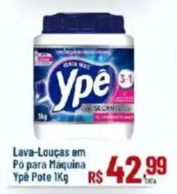 Max Atacadista Lava-Louças em Pó para Máquina Ypê Pote 1Kg oferta