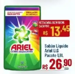 Max Atacadista sabão liquido ariel u.6 oferta