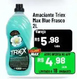 Max Atacadista Amacianete triex max blue frasco oferta
