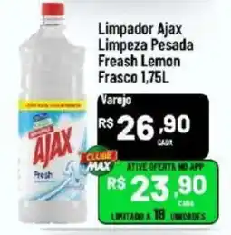 Max Atacadista Limpador ajax limpeza pesada fresh lemon oferta