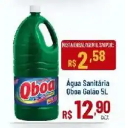 Max Atacadista Água Sanitária Oboa Galão oferta