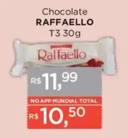 Supermercados Mundial Chocolate raffaello t3 oferta