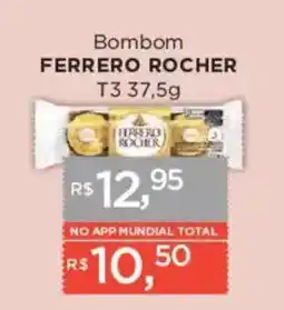 Supermercados Mundial Bom bom ferrero rocher oferta