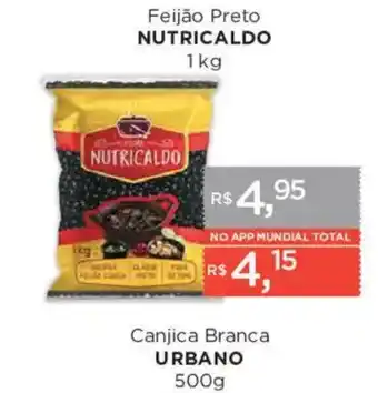 Supermercados Mundial Feijão Preto Nutricaldo oferta