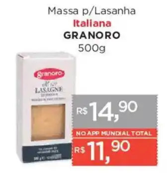 Massa p/Lasanh italiana granoro