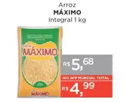 Supermercados Mundial Arroz máximo integral oferta