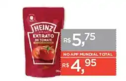 Supermercados Mundial extrato de tomate oferta