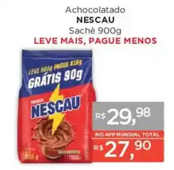 Supermercados Mundial Achocolatado nescau oferta