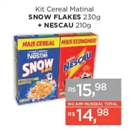 Supermercados Mundial Kit Cereal Matinal oferta