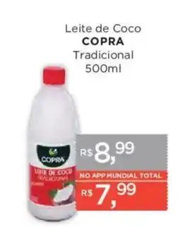 Supermercados Mundial Leite de coco copra tradicional oferta