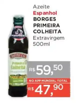 Supermercados Mundial Azeite espanhol borges primeira colheita oferta