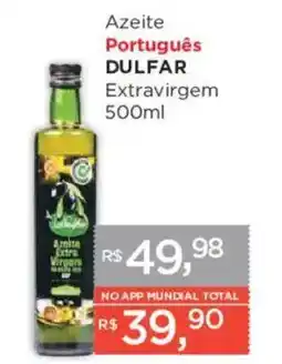 Supermercados Mundial Azeite Português Dulfar Extravirgem oferta