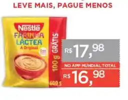 Supermercados Mundial Farinha lactea a original oferta