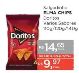Supermercados Mundial Salgadinho elma chips doritos vários sabores oferta