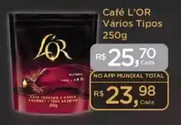 Supermercados Mundial Café l'or vários tipos oferta