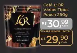 Supermercados Mundial Café l'or vários tipos oferta