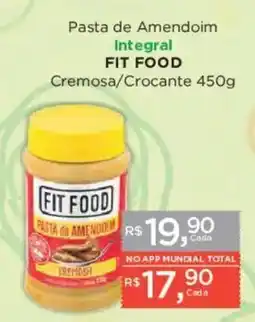 Supermercados Mundial Pasta de amendoim integral oferta