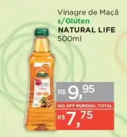 Supermercados Mundial Vinagre de Maçã s/ Glúten oferta