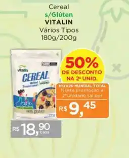 Supermercados Mundial Cereal s/glúten vitalin oferta