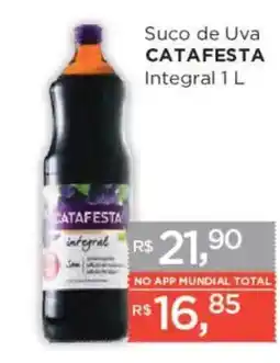 Supermercados Mundial Suco de Uva Catafesta Integral oferta