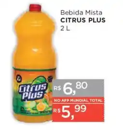 Supermercados Mundial Bebida Mista Citrus Plus oferta