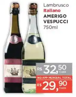 Supermercados Mundial Lambrusco italiano amerigo vespucci oferta