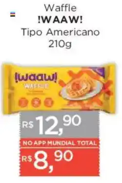 Supermercados Mundial Waffle !WA AW! Tipo Americano oferta