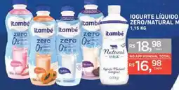 Supermercados Mundial Iogurte líquido zero/natural m oferta