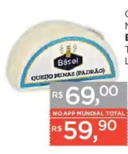 Supermercados Mundial Queijo minas (padrão) oferta