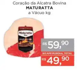 Supermercados Mundial Coração da Alcatra Bovina Maturatta a Vácuo oferta