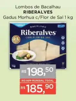 Supermercados Mundial Lombos de Bacalhau riberalves oferta
