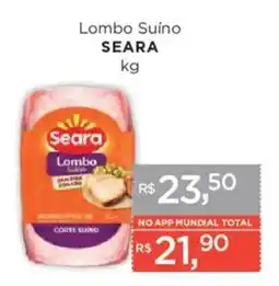 Supermercados Mundial Lombo Suíno oferta