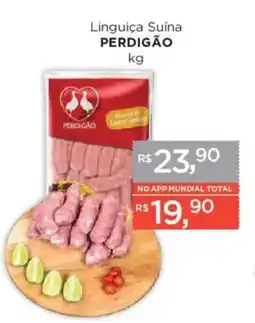 Supermercados Mundial Linguiça Suína Perdigão oferta